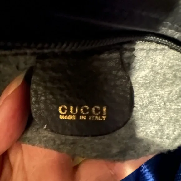 Authentic Vintage Gucci Black soft Leather hobo shoulder bag ❌90% OFF SALE❌ - Picture 6 of 17